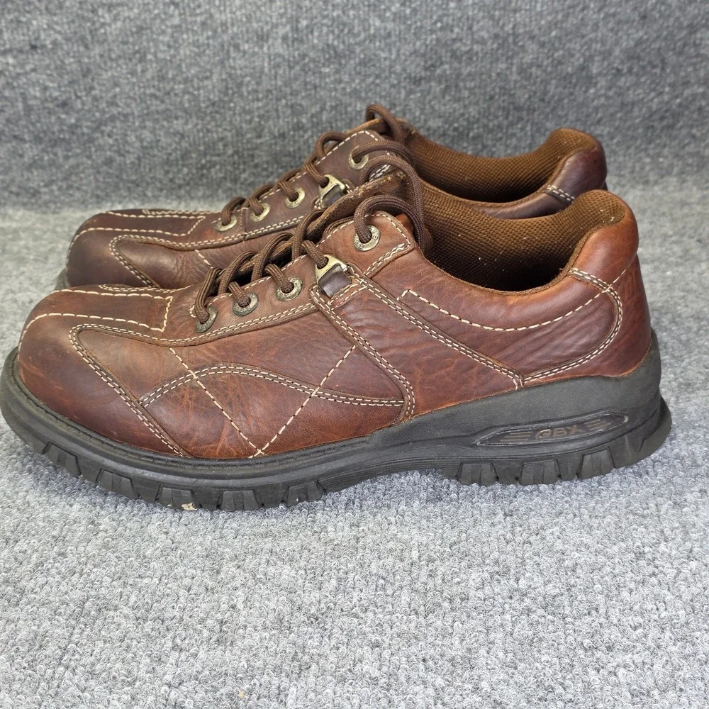 Vintage Y2K GBX Leather Chunky Shoes Boots Goth Lace Up US Mens 12